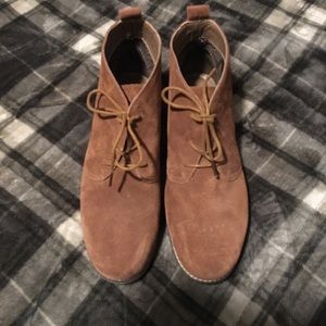 WHITE MOUNTAIN Suede Ankle Boots